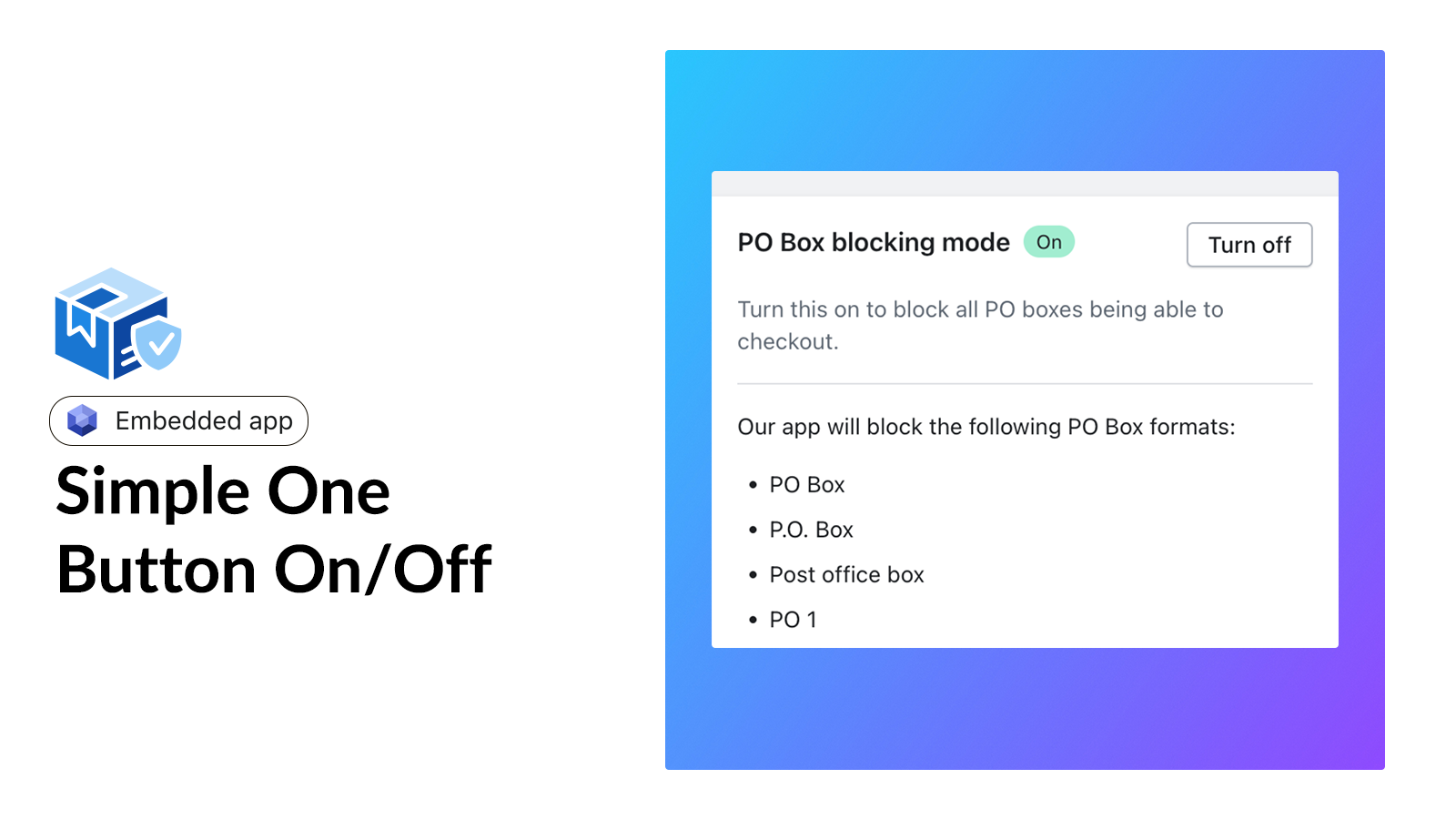 Ultimate PO Box Blocker screen-1-v2