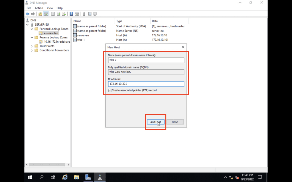 Document Windows Server Configuration How to install and configure a DNS server on Windows Server 2019 ...